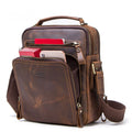 Messenger-Tasche aus Rindsleder – Retro-Design | LuxeStyle