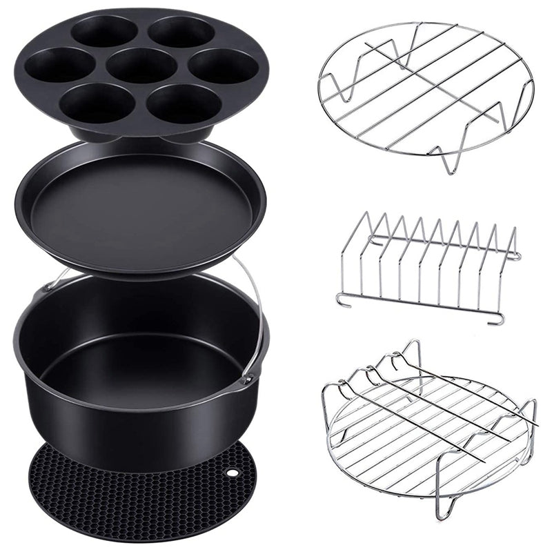 Heissluftfriteusen Zubehör-Set (7-teilig) – Bild 6 | LuxeStyle