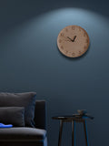 Wanduhr aus Buchenholz, geräuscharm | LuxeStyle