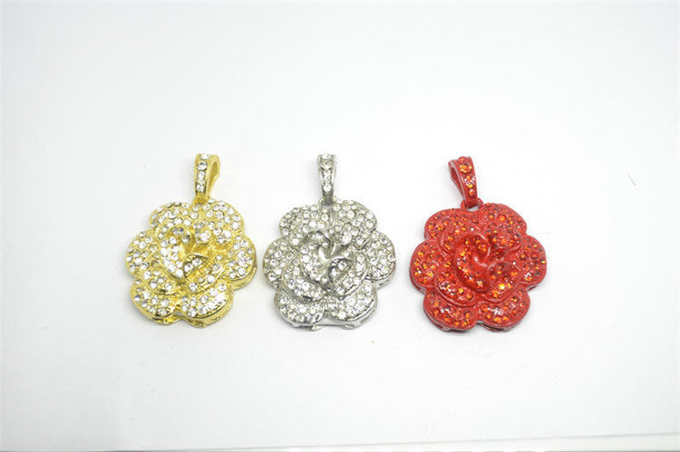 Edle Metallrose mit Kristall-USB – Bild 3 | LuxeStyle