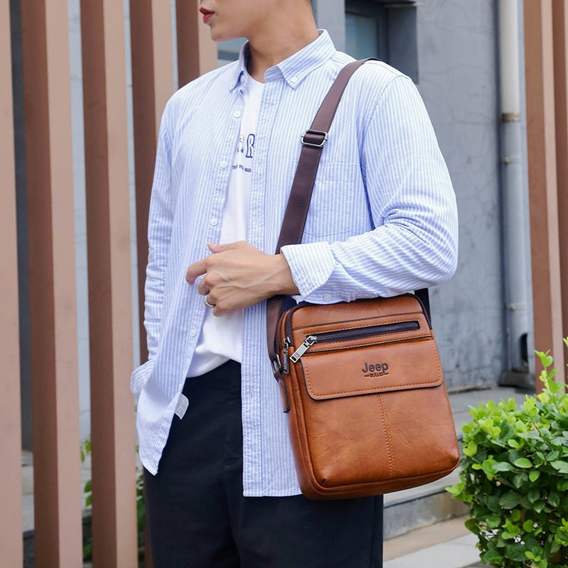 Business-Rucksack für Herren aus Leder – Bild 2 | LuxeStyle