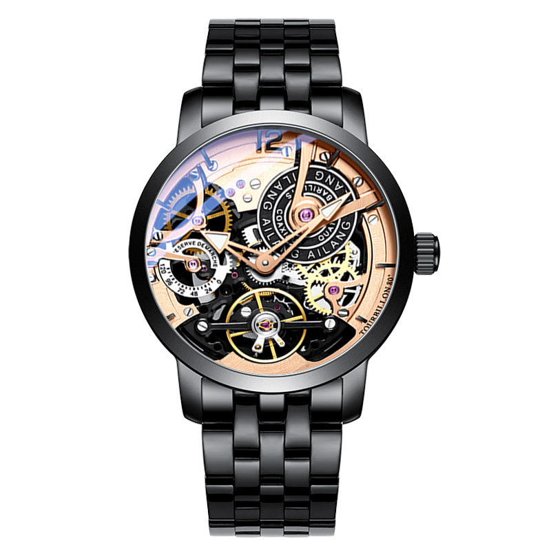 Herren Automatikuhr Skelettiert Wasserdicht – Bild 7 | LuxeStyle