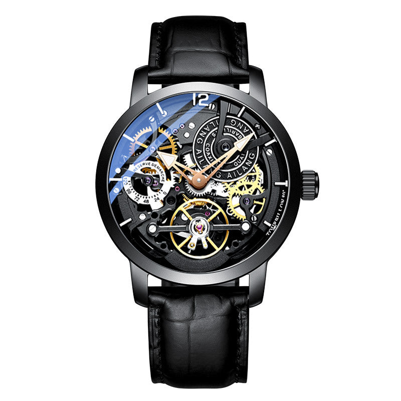Herren Automatikuhr Skelettiert Wasserdicht | LuxeStyle