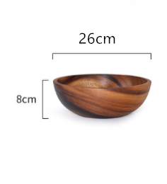 Handgefertigte Holzschale · Deko