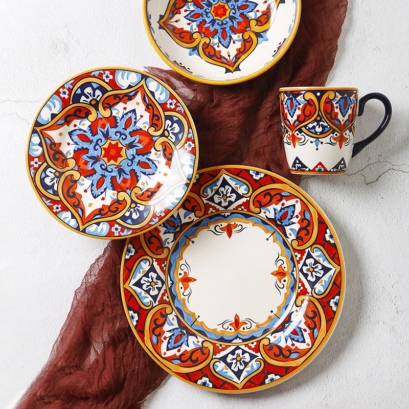Keramik-Teller-Set American Style | LuxeStyle