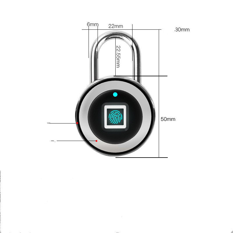 Smartes Fingerabdruck-Vorhängeschloss