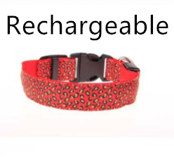LED-Halsband für Hunde – Leopard-Muster