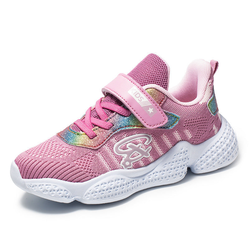 Flying Woven Mesh Mädchen-Sneakers