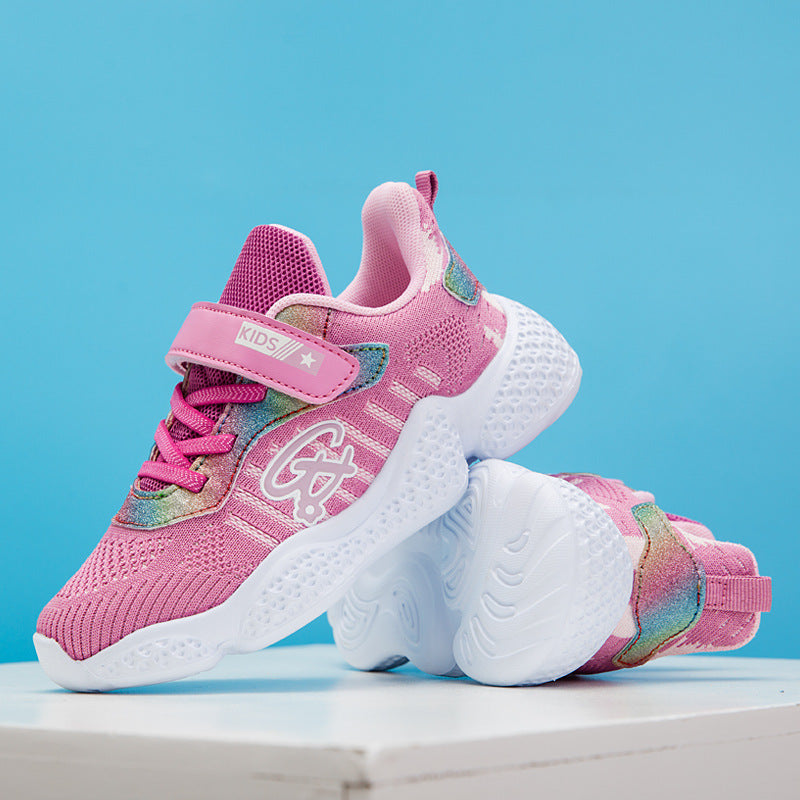 Flying Woven Mesh Mädchen-Sneakers