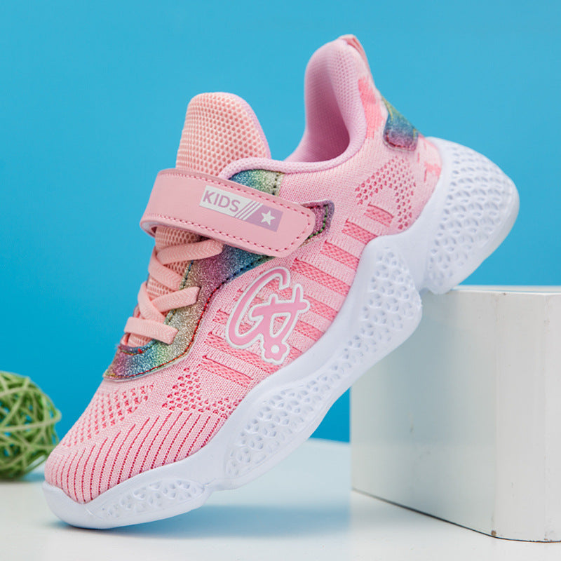 Flying Woven Mesh Mädchen-Sneakers