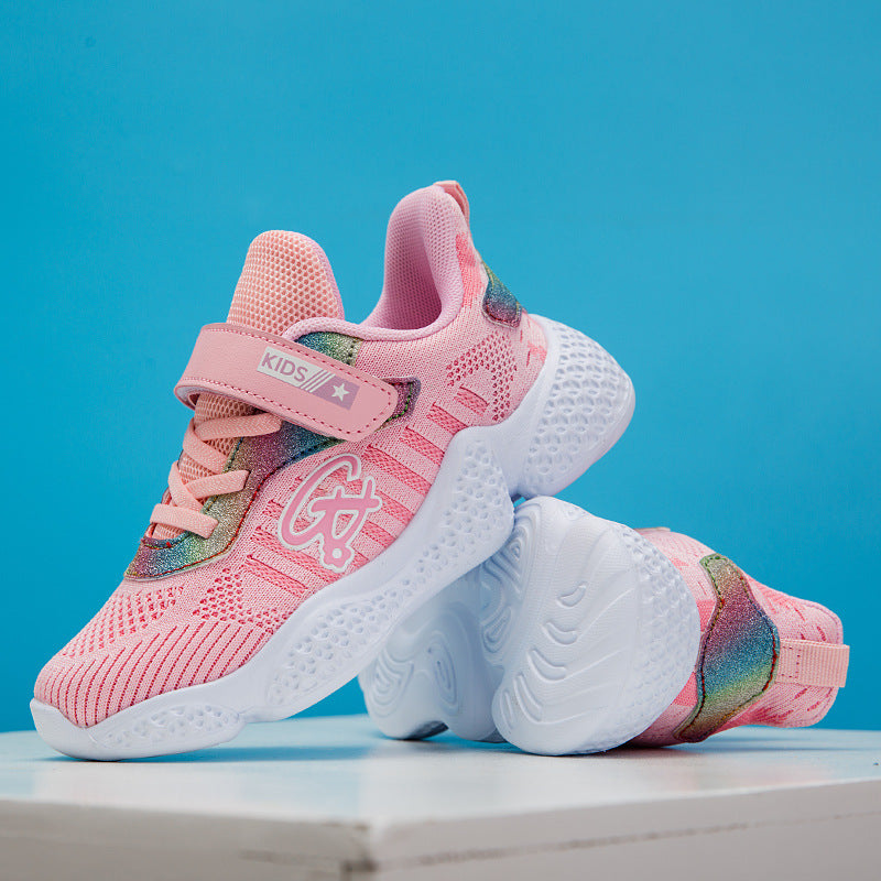 Flying Woven Mesh Mädchen-Sneakers