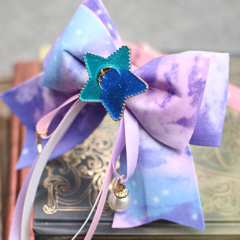 Halsband mit Sternenhimmel-Schleife für Haustiere – Bild 4 | LuxeStyle