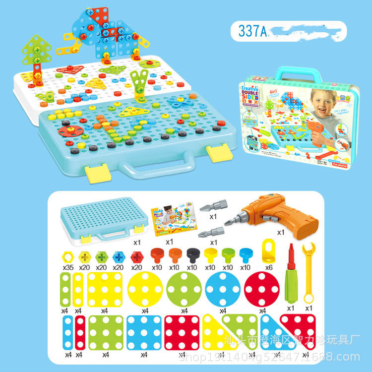 Kreatives Schraubpuzzle-Set für Kinder