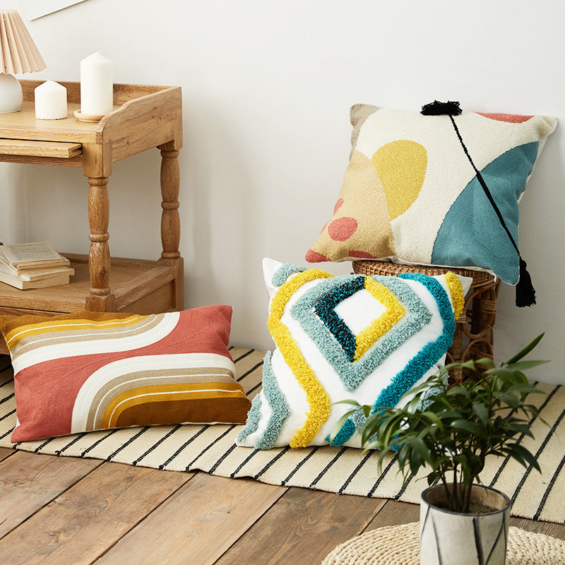 Sofa-Kissen mit Bezug – Geometrisches Muster – Bild 8 | LuxeStyle