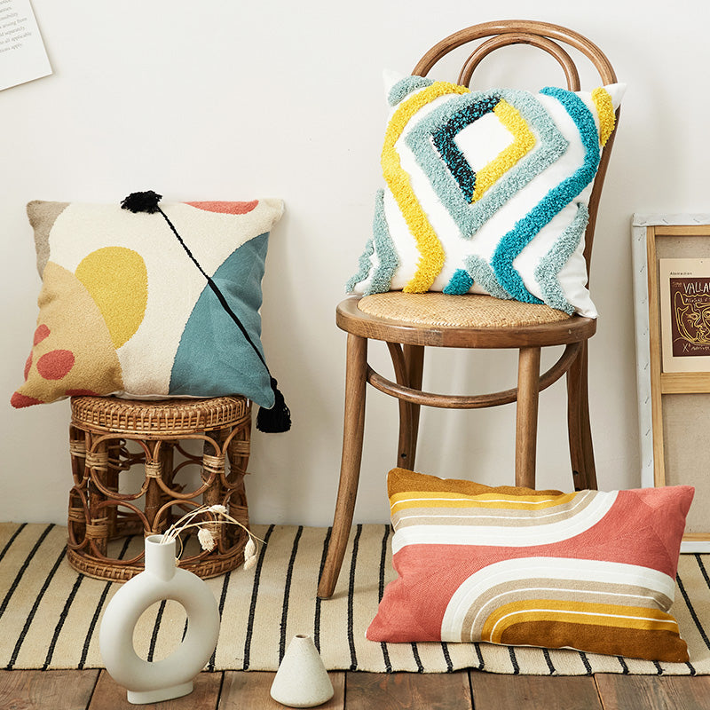 Sofa-Kissen mit Bezug – Geometrisches Muster – Bild 7 | LuxeStyle