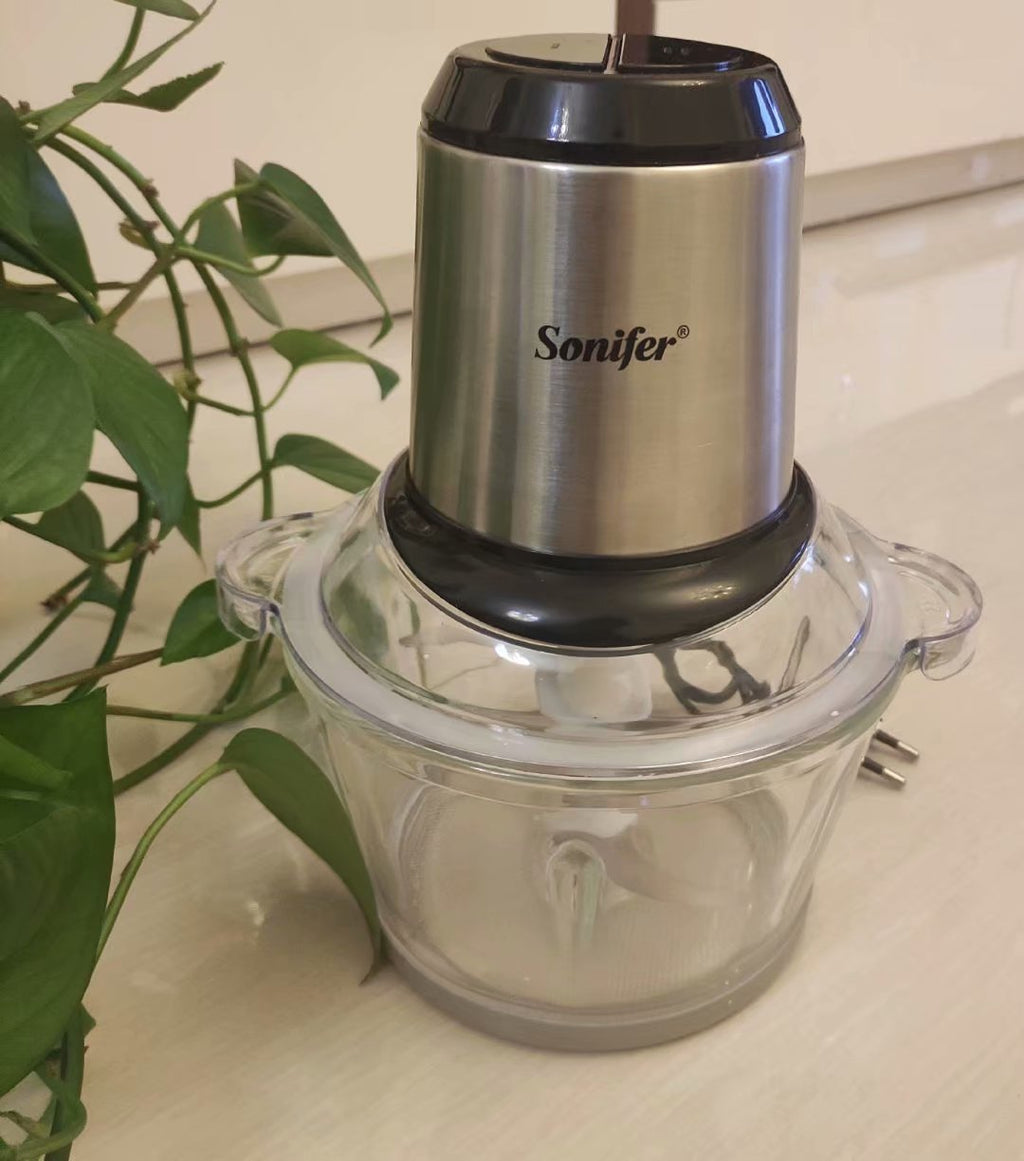 Elektrischer Glas-Fleischwolf mit Doppeltaste – Bild 4 | LuxeStyle