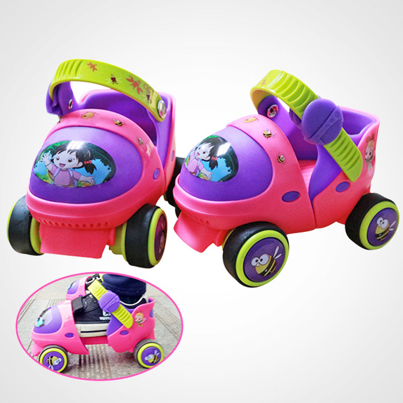 Doppel-Rollschuhe für Kinder