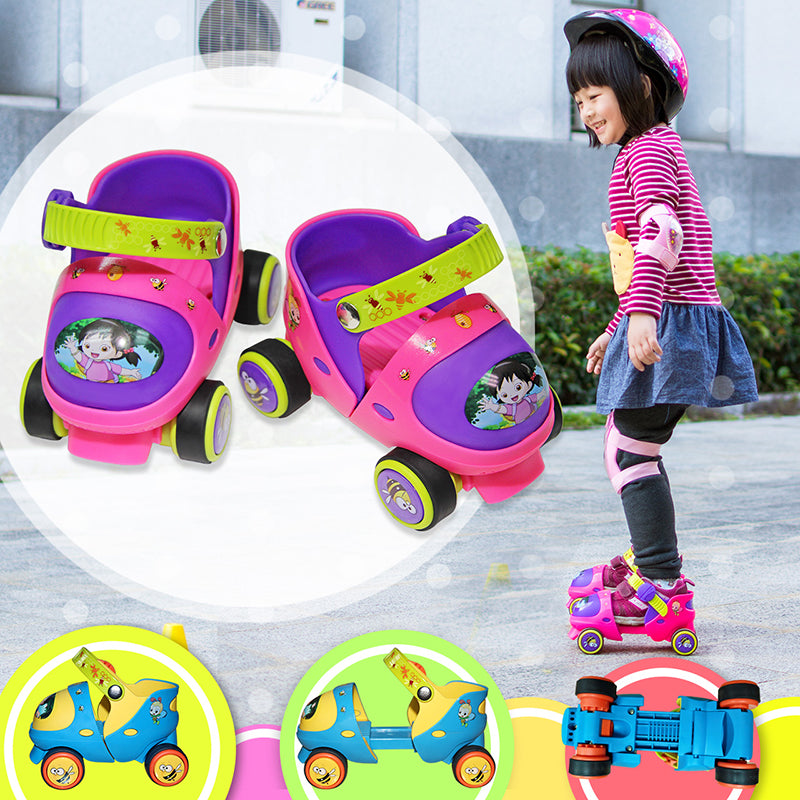 Doppel-Rollschuhe für Kinder