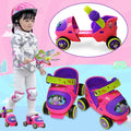 Doppel-Rollschuhe für Kinder