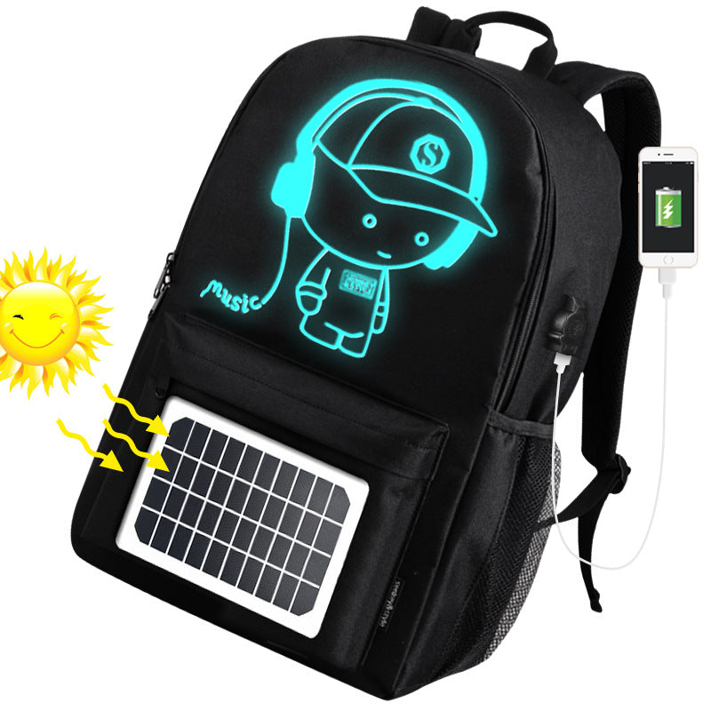Solarbetriebener Rucksack mit Wasserdichtem Oxford – Bild 5 | LuxeStyle