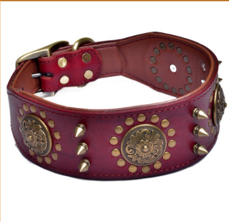 Halsband Retro-Leder mit Nieten – Bild 3 | LuxeStyle