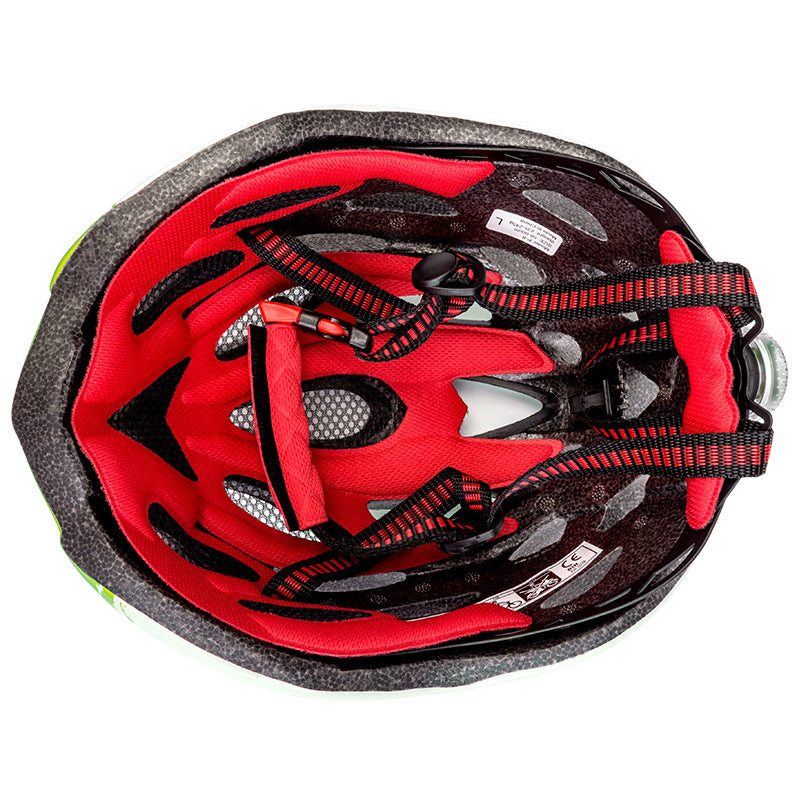 Fahrradhelm mit Sonnenschutz und Rücklicht