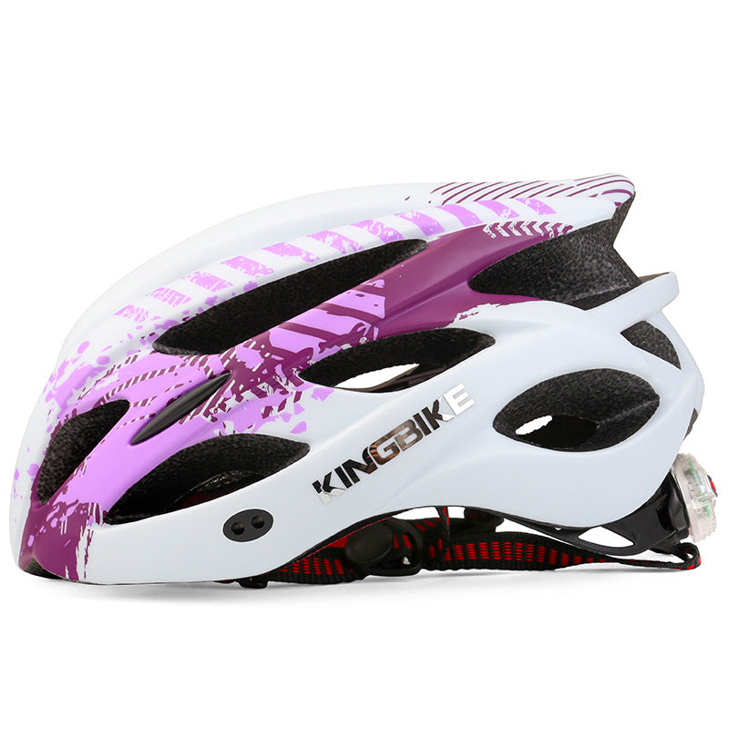 Fahrradhelm mit Sonnenschutz und Rücklicht