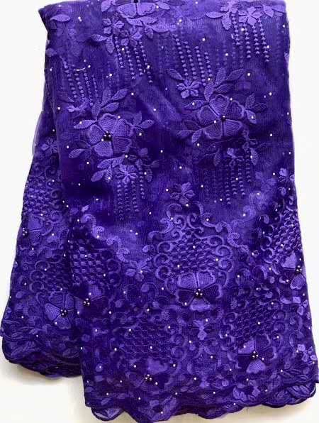 Blumenstickerei-Stoff aus 100% Polyester