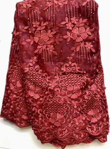 Blumenstickerei-Stoff aus 100% Polyester
