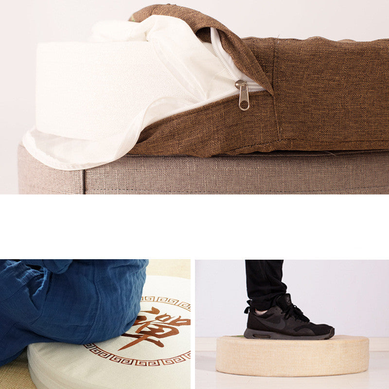 Rundes Futonkissen für Meditation & Wohnen – Bild 4 | LuxeStyle
