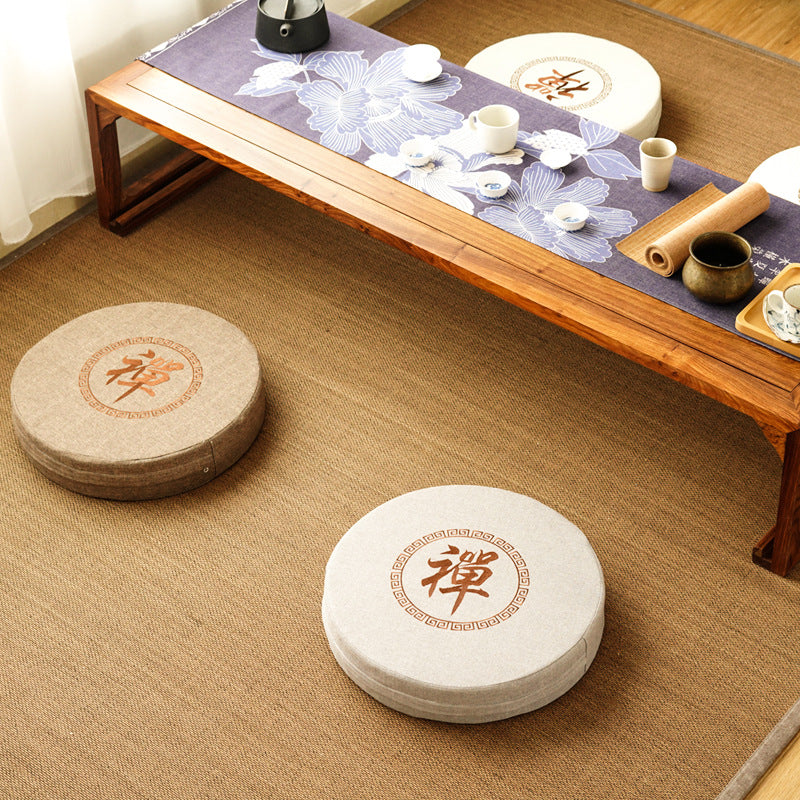 Rundes Futonkissen für Meditation & Wohnen – Bild 1 | LuxeStyle