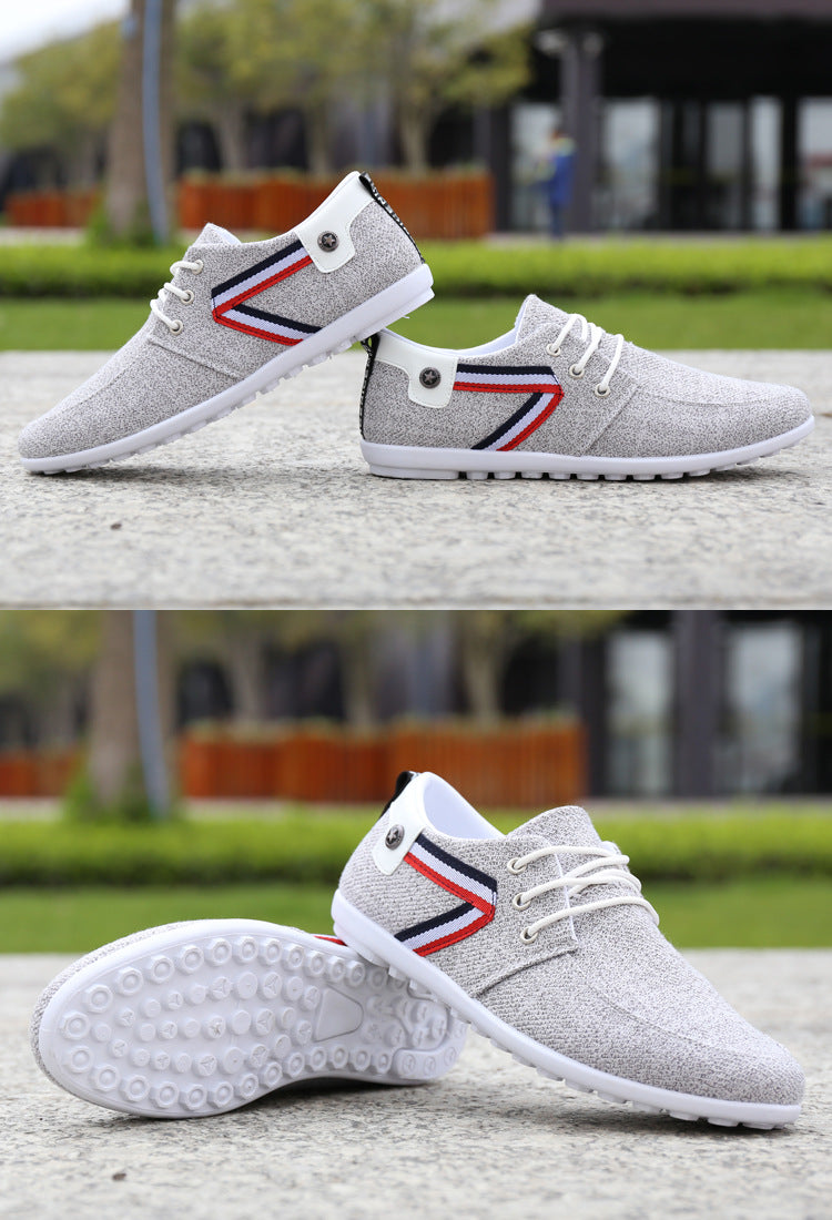 Herren Canvas-Schuhe mit weicher Sohle