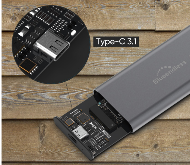 Externes M.2 SSD/HDD Gehäuse USB 3.1 | LuxeStyle