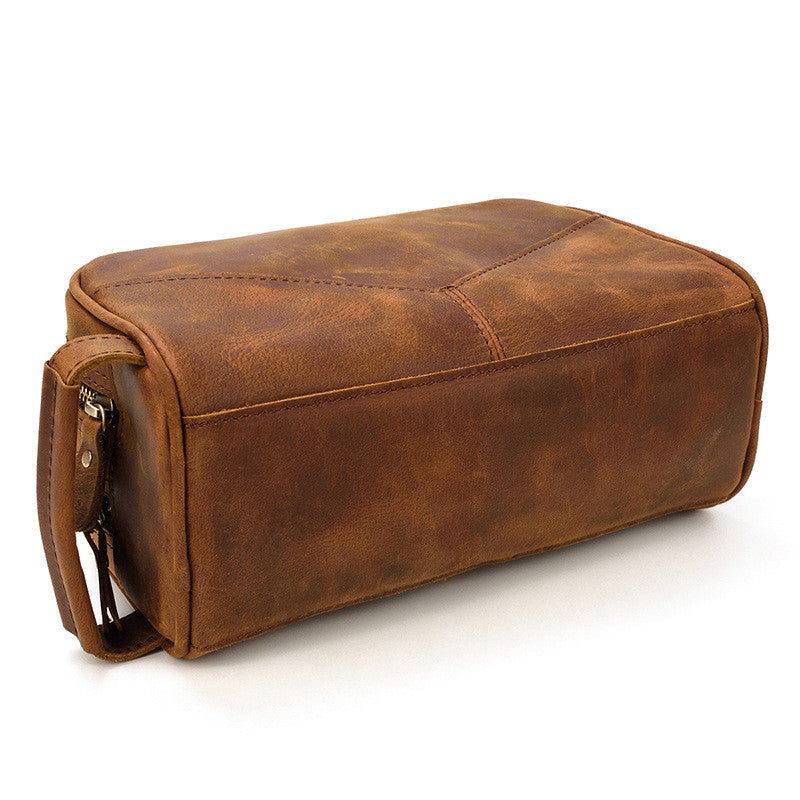 Doppelreissverschluss Handtasche aus Rindsleder | LuxeStyle