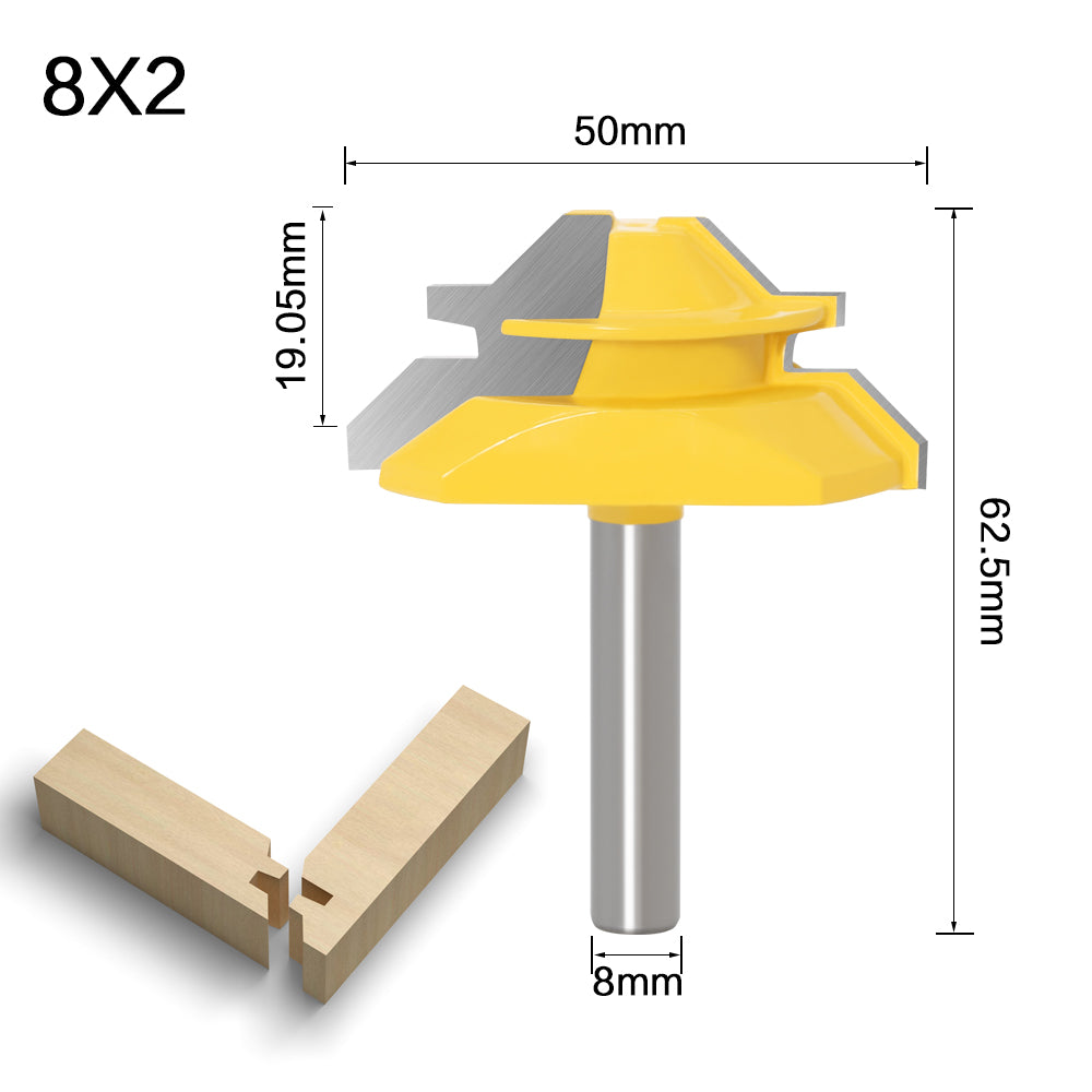 3-teiliges Fräser-Set für Holzbearbeitung · 3 Stück – Bild 3 | LuxeStyle