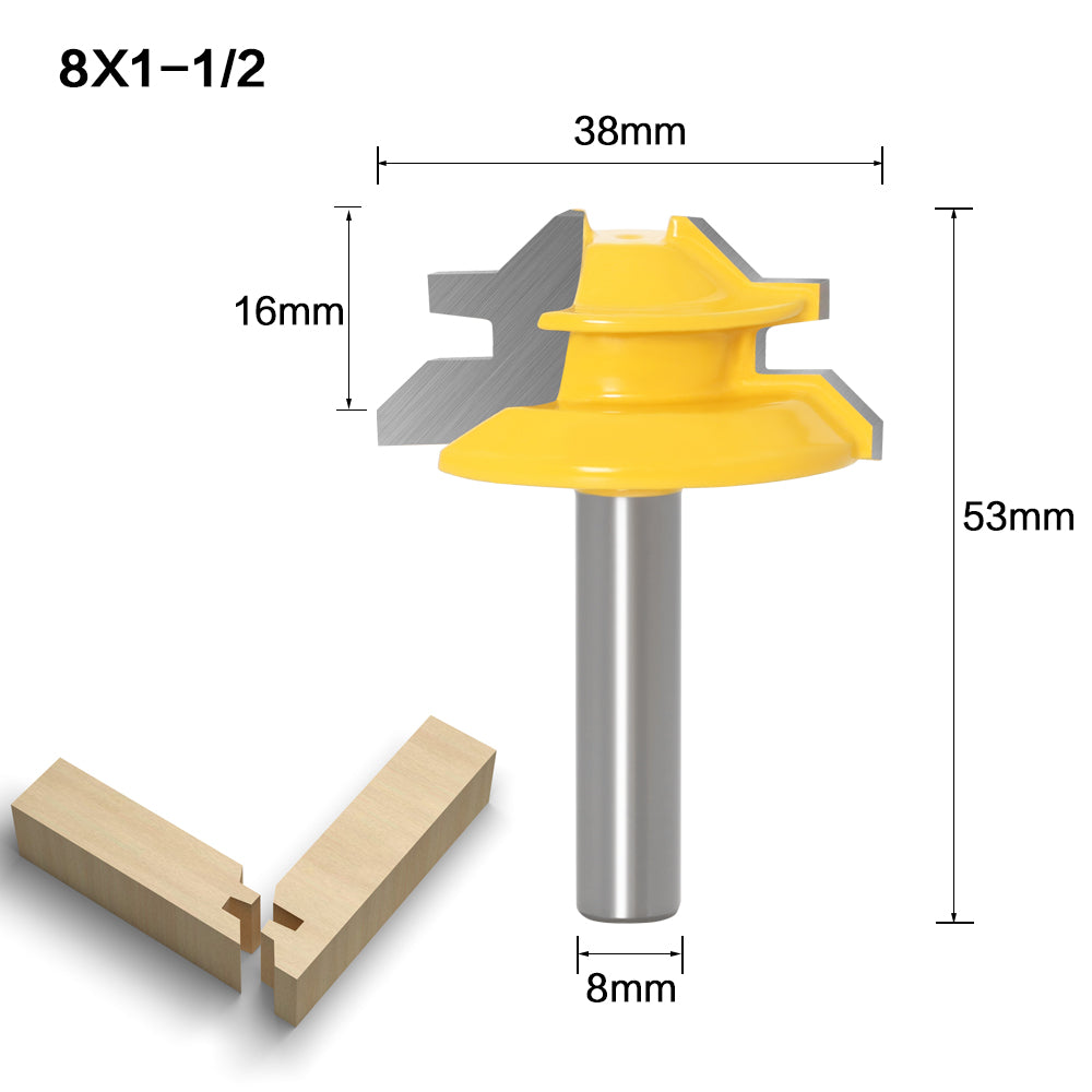 3-teiliges Fräser-Set für Holzbearbeitung · 3 Stück – Bild 6 | LuxeStyle
