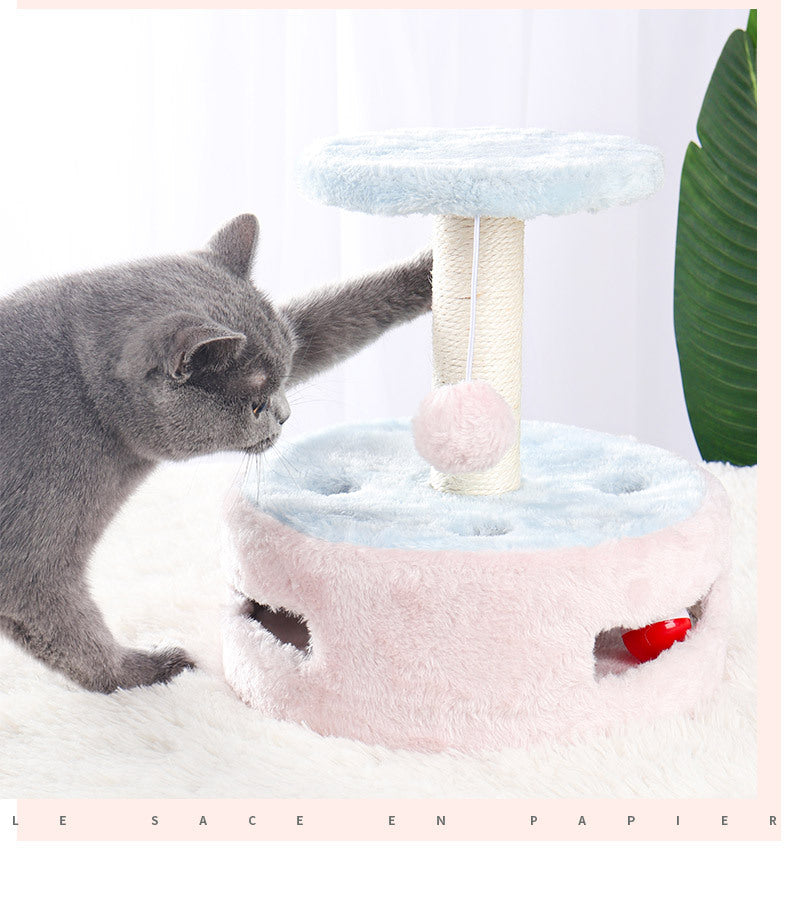 Kleiner Katzen-Kratzbaum mit Sisal