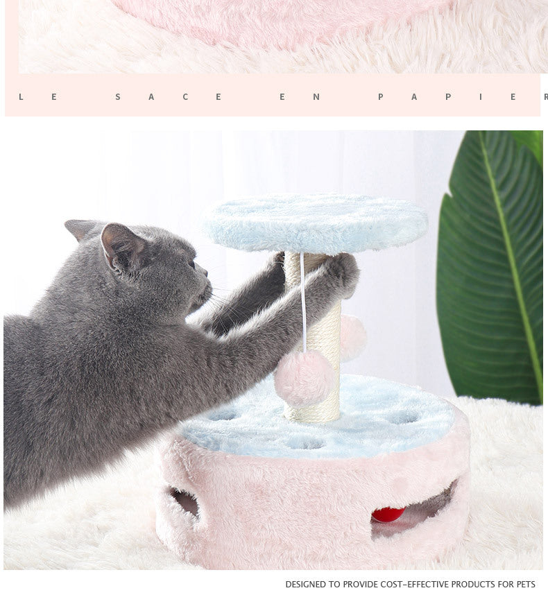 Kleiner Katzen-Kratzbaum mit Sisal
