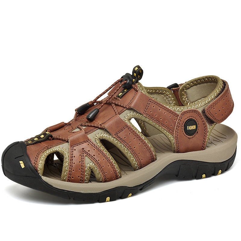 Herren Outdoor-Sandalen aus Leder – Bild 1 | LuxeStyle