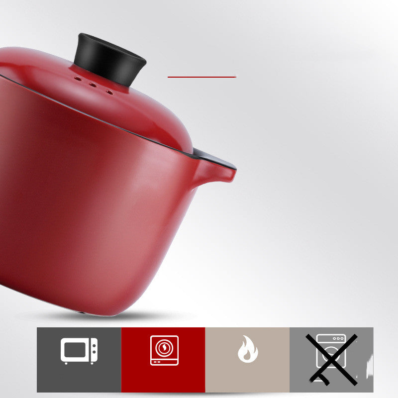 Roter Keramiktopf für Gasherd – Bild 5 | LuxeStyle