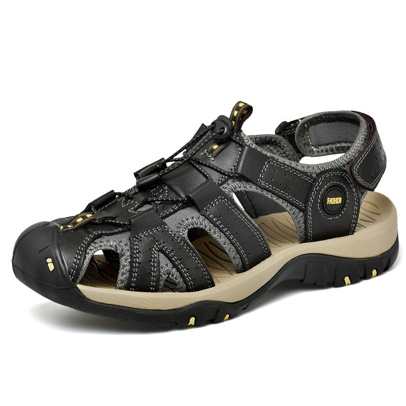 Herren Baotou Sandalen aus Leder für Outdoor & Freizeit – Bild 5 | LuxeStyle