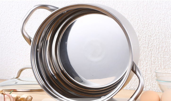 Extrahoher 304 Edelstahl Suppentopf, 20-28cm – Bild 5 | LuxeStyle