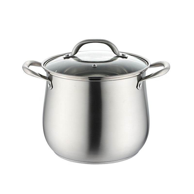 Extrahoher 304 Edelstahl Suppentopf, 20-28cm – Bild 1 | LuxeStyle