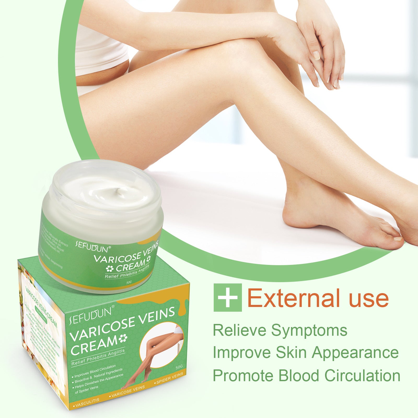 Vein Cream gegen Besenreiser & Krampfadern