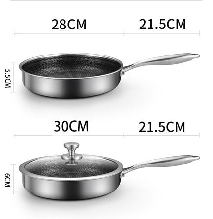 Edelstahl Antihaft-Bratpfanne | LuxeStyle