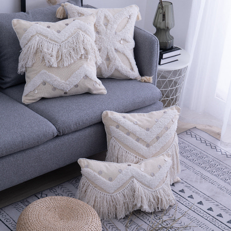 Boho Kissenbezug mit Quasten – Bild 5 | LuxeStyle