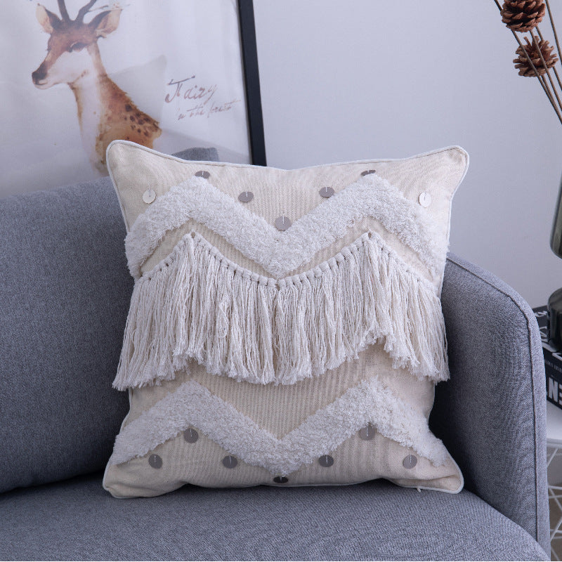 Boho Kissenbezug mit Quasten – Bild 8 | LuxeStyle