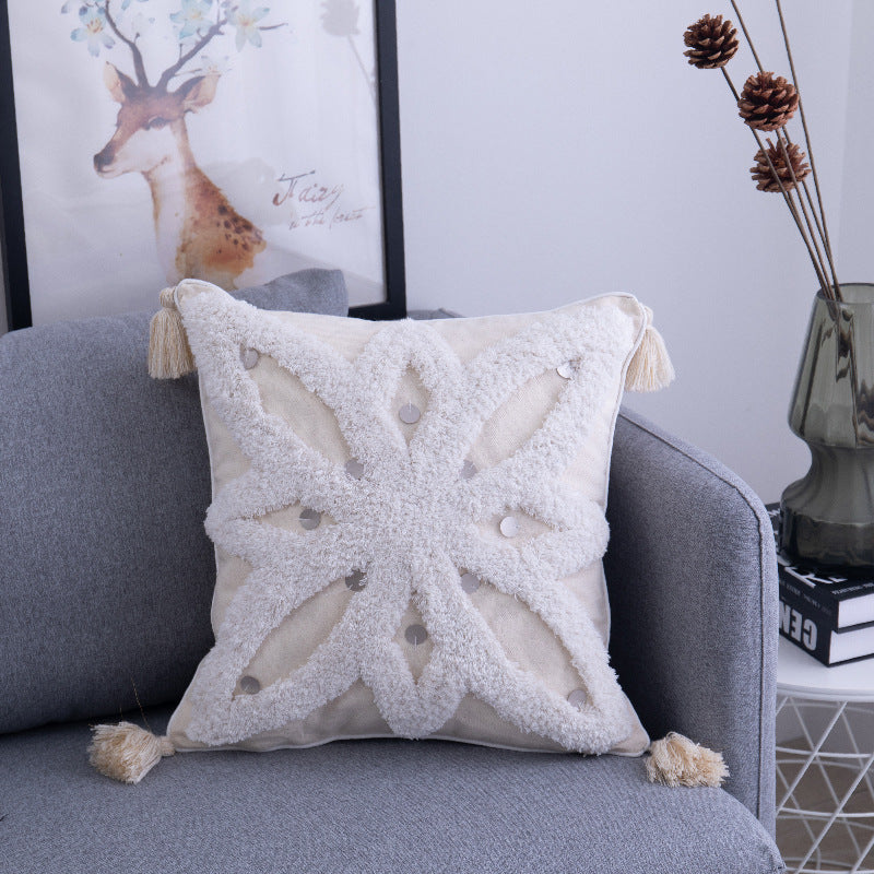 Boho Kissenbezug mit Quasten – Bild 6 | LuxeStyle