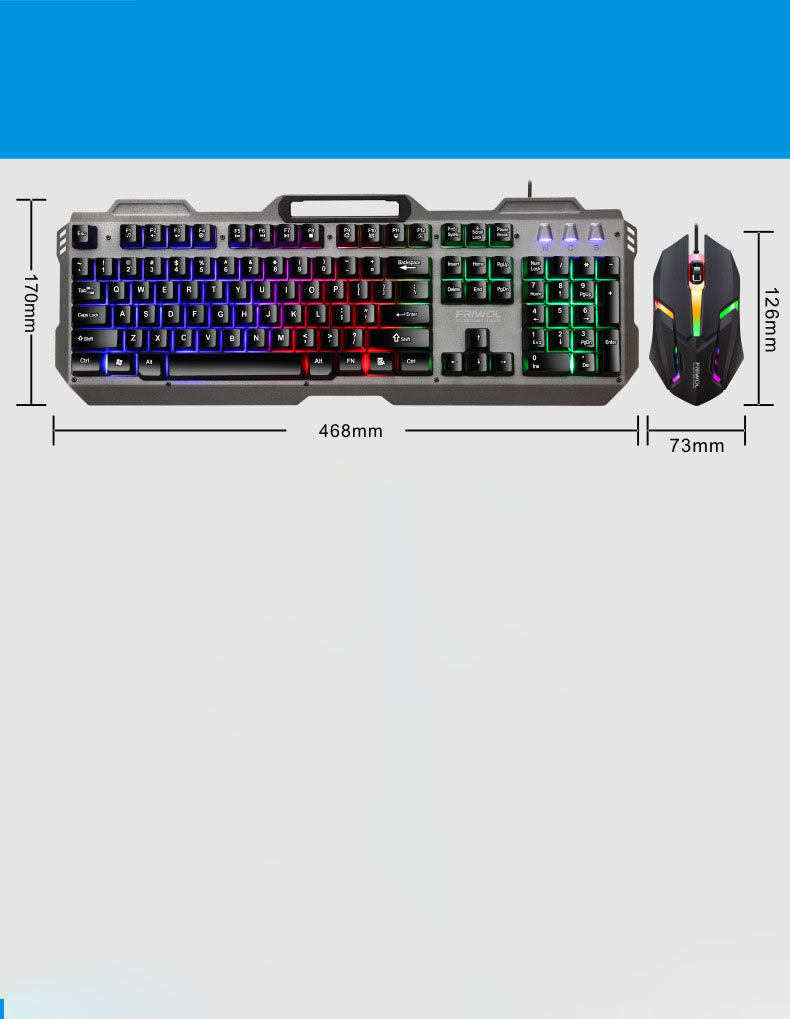 Gaming-Tastatur- und Maus-Set