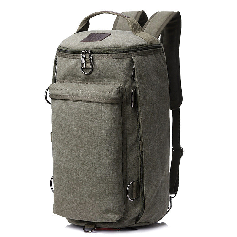 Canvas-Rucksack mit doppeltem Schultergurt, 20-35 l – Bild 2 | LuxeStyle